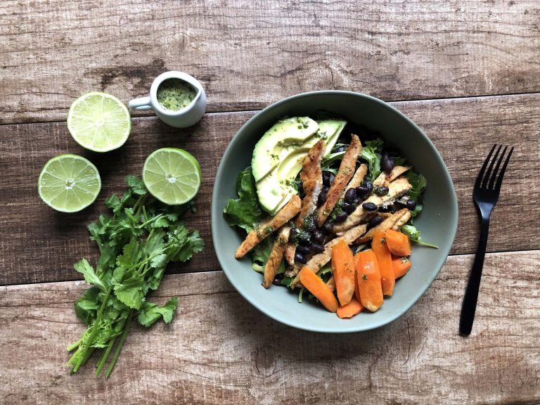 Once Upon A Thyme – Southwestern Chicken Salad with Cilantro Lime Dressing