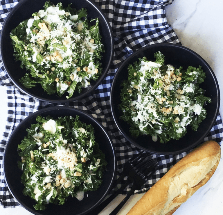 Once Upon a Thyme – Kale Caesar Salad