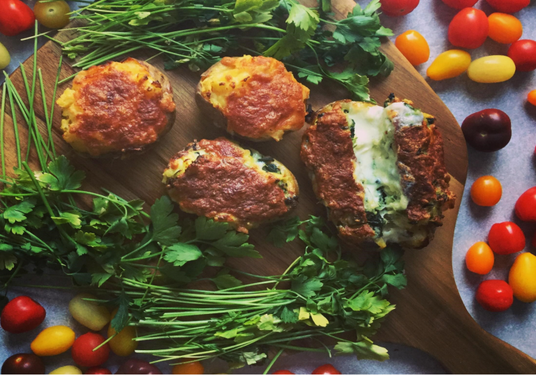 Once Upon a Thyme – Twice Baked Potatoes & Cheese