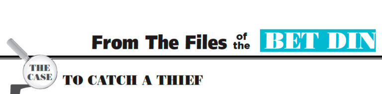 The Case – To Catch a Thief