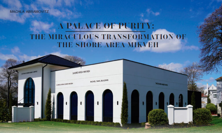 A Palace of Purity: The Miraculous Transformation of the Shore Area Mikveh