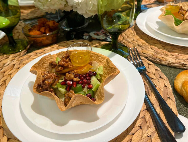 Once Upon A Thyme – Caramelized Pear Salad with Red Wine Vinaigrette